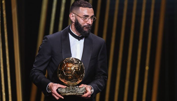 The Ballon d’Or award for the best footballer of the year goes to French footballer Karim Benzema