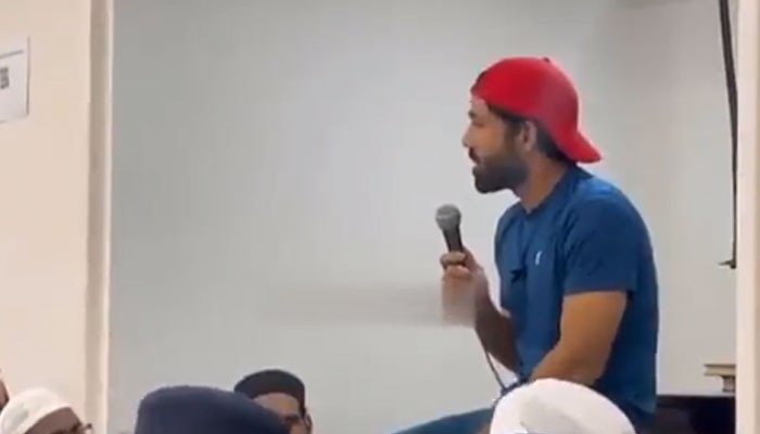 Muhammad Rizwan’s video of preaching in the mosque of Melbourne went viral  the game