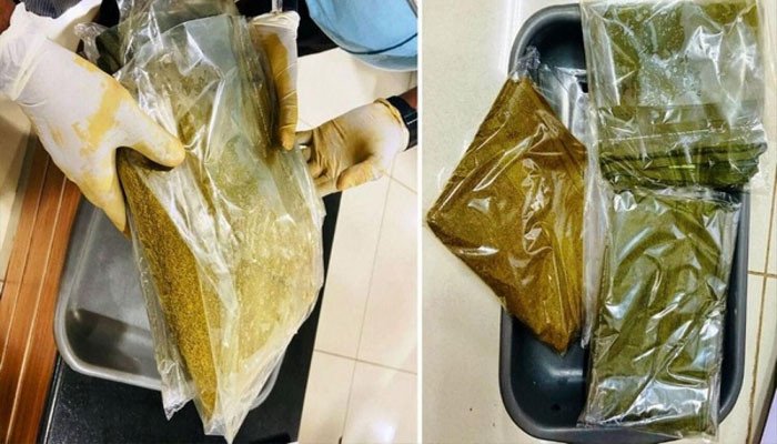 Attempt to smuggle gold soaked in towels failed