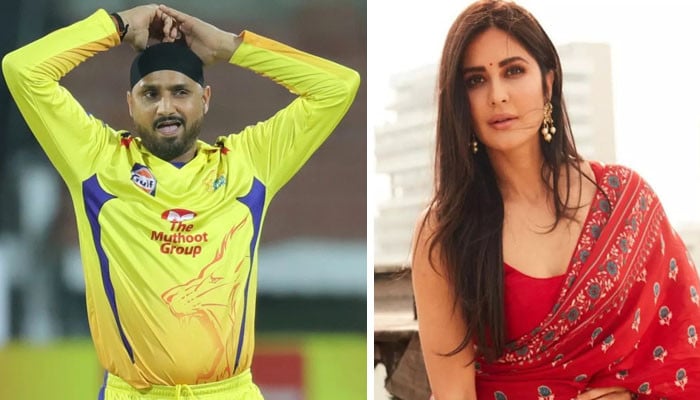 The video of Katrina Kaif playing cricket with Harbhajan Singh has gone viral