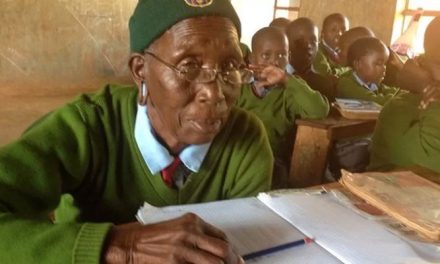 A 99-year-old woman studying in a primary school died