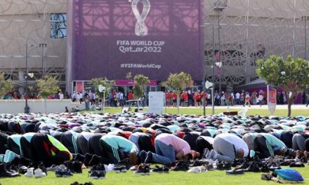 How was the first Friday of the first FIFA World Cup in a Muslim country?