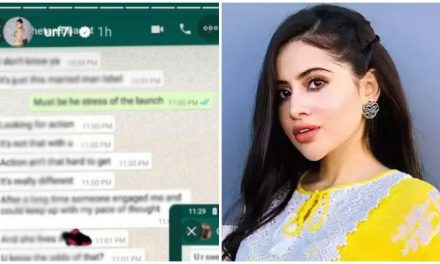 An Indian actress leaked a WhatsApp chat of a writer criticizing clothes