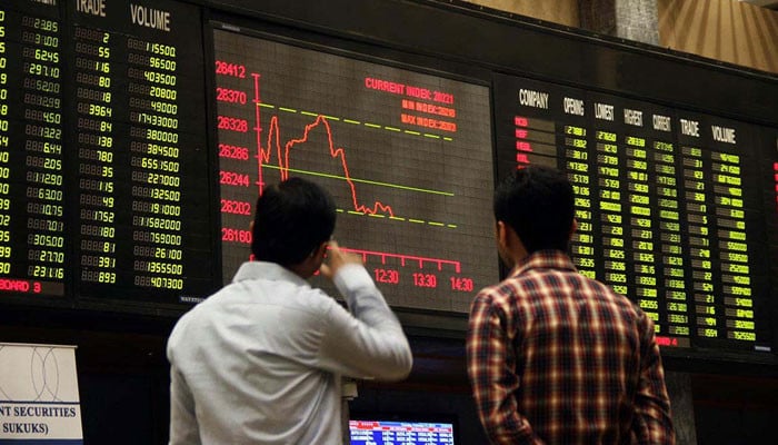 Sharp decline in stock exchange after interest rate hike