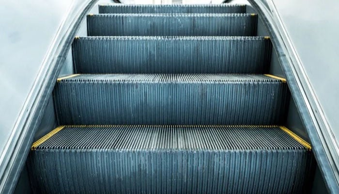 Why are there strange lines on the steps of every escalator?