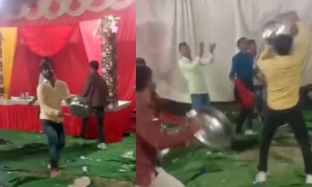 Plates, Pateles and chairs, the unique dance video at the wedding has gone viral