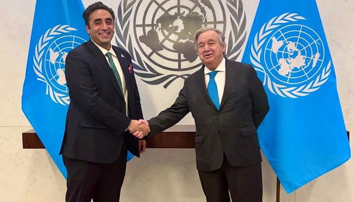 Bilawal Bhutto’s meeting with the Secretary General of the United Nations