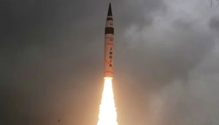 Indian war frenzy continues, nuclear-capable Agni-5 missile test-fired