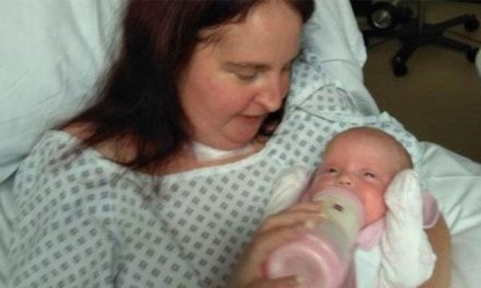 The woman regained consciousness after giving birth to the baby girl in coma