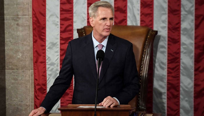 Republican leader Kevin McCarthy was elected Speaker of the US House of Representatives