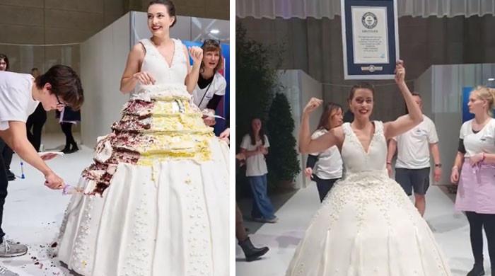 The world’s largest cake dress included in the Guinness World Records