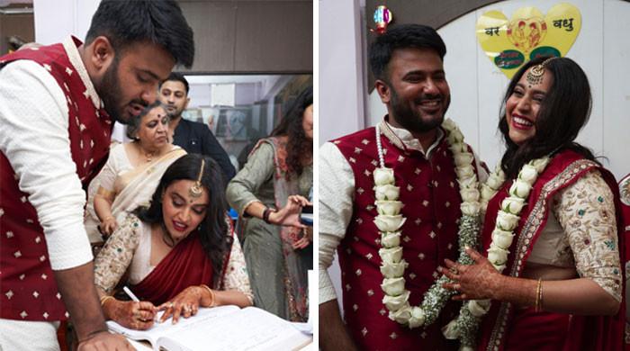 Actress Swara Bhaskar married a Muslim Indian politician