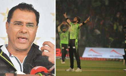 Before the match against Zalmi, what did Shaheen say to Waqar Younis that he fulfilled?