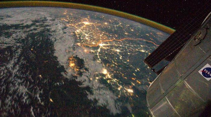 How are different parts of Pakistan seen from space?