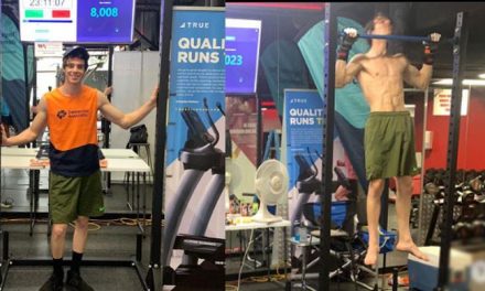 An Australian has set a world record for doing the most pull-ups in 24 hours