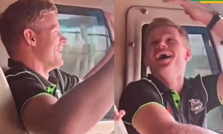The video of English cricketer Sam Billings singing a song in Urdu has gone viral
