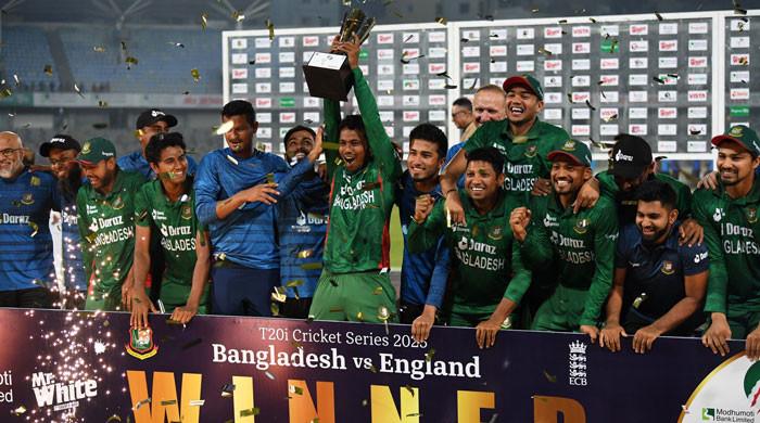 Bangladesh swept the world champion England in the T20 series