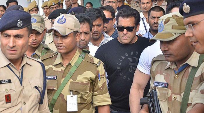 In case of threats to Salman Khan, the police have increased security at the actor’s house