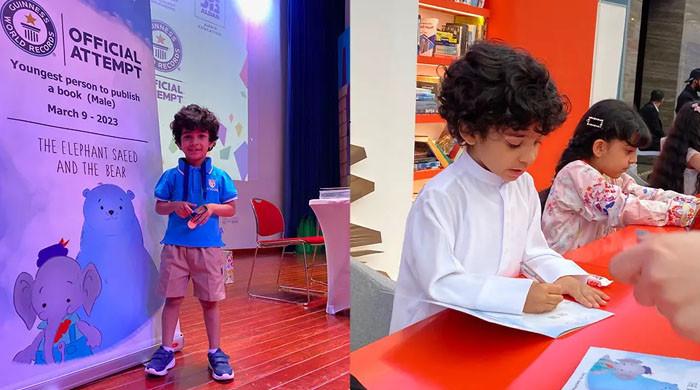 A 4-year-old boy has written a book and created the world’s youngest author record