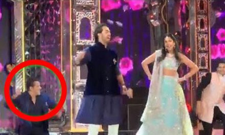 Salman Khan as a background dancer at Mukesh Ambani’s daughter’s engagement got fans excited