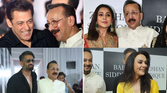 This year too, Bollywood stars put four moons in Baba Siddique’s iftar party