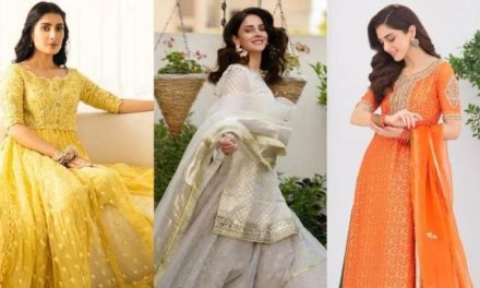 How did Pakistani actresses dress up on Eid?