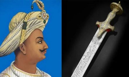 What was the price of ‘Lion of Mysore’ Tipu Sultan’s historic sword at the auction?